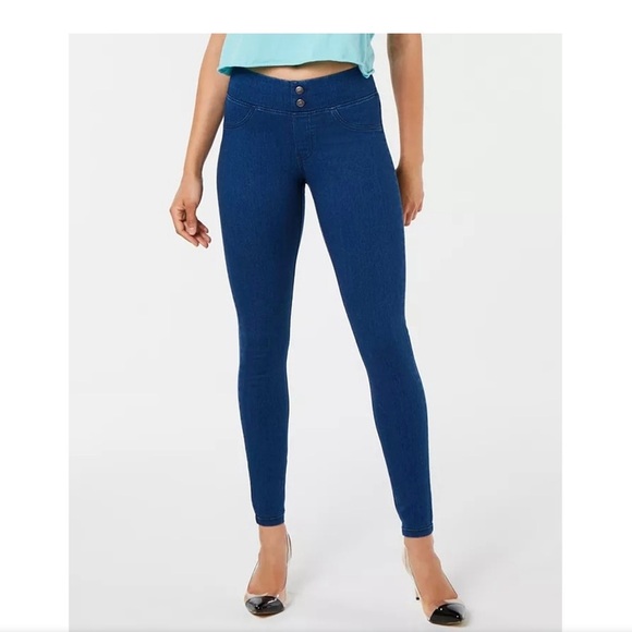 NWT Hue Women's Original Smoothing Denim Leggings, XS - Picture 1 of 4